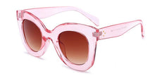 Load image into Gallery viewer, Cat Eye Sunglasses Women Brand Designer  Oversized Lady Summer Style Square Sun Glasses Female Rivet Shades UV400