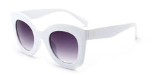 Load image into Gallery viewer, Cat Eye Sunglasses Women Brand Designer  Oversized Lady Summer Style Square Sun Glasses Female Rivet Shades UV400