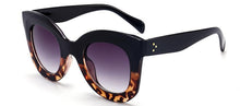 Load image into Gallery viewer, Cat Eye Sunglasses Women Brand Designer  Oversized Lady Summer Style Square Sun Glasses Female Rivet Shades UV400