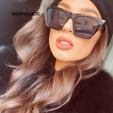 Cat Eye Sunglasses Women Brand Designer  Sun Glasses for Women Square Oversized Shades Female Lady