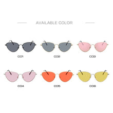 Load image into Gallery viewer, Cat Eye Sunglasses Women Brand Designer Vintage Retro Sun Glasses Female Cateyes Sunglass Lady UV400 Shades