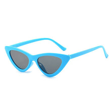 Load image into Gallery viewer, Cat Eye Sunglasses Women Cat Eye Color Sun Glasses Top Brand Designer Triangle Retro Eyewear lunette Gafas de sol