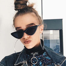 Load image into Gallery viewer, Cat Eye Sunglasses Women Cat Eye Color Sun Glasses Top Brand Designer Triangle Retro Eyewear lunette Gafas de sol