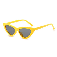 Load image into Gallery viewer, Cat Eye Sunglasses Women Cat Eye Color Sun Glasses Top Brand Designer Triangle Retro Eyewear lunette Gafas de sol