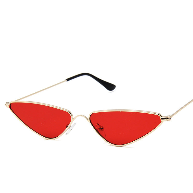 Cat Eye Sunglasses Women Cute Sexy Shades Eyeglasses  Metal Frame Sun Glasses Shades Ocean Color Eyewear UV400