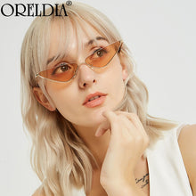Load image into Gallery viewer, Cat Eye Sunglasses Women Cute Sexy Shades Eyeglasses  Metal Frame Sun Glasses Shades Ocean Color Eyewear UV400