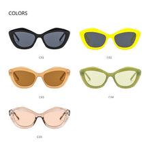 Load image into Gallery viewer, Cat Eye Sunglasses Women  Brand Designer Cateye Vintage Sun Glasses UV Ladies Retro Eyewear Female Oculos De Sol
