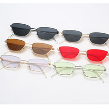Load image into Gallery viewer, Cat Eye Sunglasses Women Men 2023 Metal Frame Sun Glasses Shades Vintage Mirror Lens Eyeglasses Oculos de sol UV400