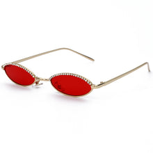 Load image into Gallery viewer, Cat Eye Sunglasses Women Men  Brand Designer Diamond Oval Sun Glasses Alloy Eyeglasses For Female Male UV400