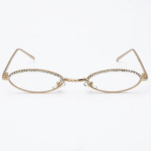 Load image into Gallery viewer, Cat Eye Sunglasses Women Men  Brand Designer Diamond Oval Sun Glasses Alloy Eyeglasses For Female Male UV400