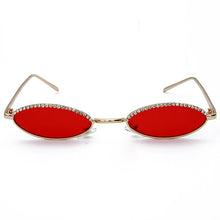 Load image into Gallery viewer, Cat Eye Sunglasses Women Men  Brand Designer Diamond Oval Sun Glasses Alloy Eyeglasses For Female Male UV400