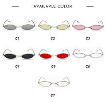 Load image into Gallery viewer, Cat Eye Sunglasses Women Men  Brand Designer Diamond Oval Sun Glasses Alloy Eyeglasses For Female Male UV400