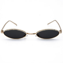 Load image into Gallery viewer, Cat Eye Sunglasses Women Men  Brand Designer Diamond Oval Sun Glasses Alloy Eyeglasses For Female Male UV400