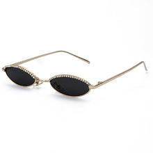 Load image into Gallery viewer, Cat Eye Sunglasses Women Men  Brand Designer Diamond Oval Sun Glasses Alloy Eyeglasses For Female Male UV400