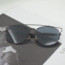 Load image into Gallery viewer, Cat Eye Sunglasses Women Men  Brand Irregular Sun Glasses Metal Hollow Man Shades Mirror Purple Pilot Glasses