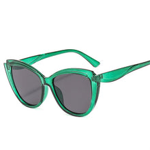 Load image into Gallery viewer, Cat Eye Sunglasses Women Retro Black Green Eyeglasses Vintage Classic 90s Sun Glasses Brand Design Ladies UV400 Goggles