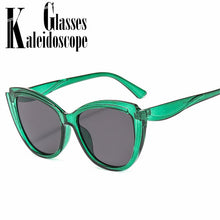 Load image into Gallery viewer, Cat Eye Sunglasses Women Retro Black Green Eyeglasses Vintage Classic 90s Sun Glasses Brand Design Ladies UV400 Goggles