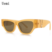 Load image into Gallery viewer, Cat Eye Sunglasses Women Retro  Designer Brand Black Sun Glasses With V UV400 Eyewear Shades