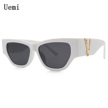 Load image into Gallery viewer, Cat Eye Sunglasses Women Retro  Designer Brand Black Sun Glasses With V UV400 Eyewear Shades