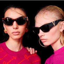 Load image into Gallery viewer, Cat Eye Sunglasses Women Retro  Designer Brand Black Sun Glasses With V UV400 Eyewear Shades