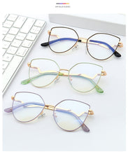 Load image into Gallery viewer, Cat Eye Ultralight Metal Glasses Frames Men Women Optical Vintage Anti Blue Light Computer Glasses Female Male Eyewear
