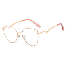 Load image into Gallery viewer, Cat Eye Ultralight Metal Glasses Frames Men Women Optical Vintage Anti Blue Light Computer Glasses Female Male Eyewear