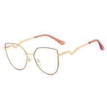 Load image into Gallery viewer, Cat Eye Ultralight Metal Glasses Frames Men Women Optical Vintage Anti Blue Light Computer Glasses Female Male Eyewear