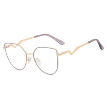 Load image into Gallery viewer, Cat Eye Ultralight Metal Glasses Frames Men Women Optical Vintage Anti Blue Light Computer Glasses Female Male Eyewear
