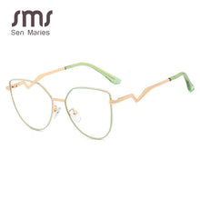 Load image into Gallery viewer, Cat Eye Ultralight Metal Glasses Frames Men Women Optical Vintage Anti Blue Light Computer Glasses Female Male Eyewear