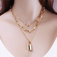 Load image into Gallery viewer, Fashion Chain Pearl Necklace For Women Baroque Pearl Metal Charm Pendants Necklaces Choker Snake Chain Jewelry Gold Silver Color