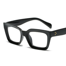 Load image into Gallery viewer, Champagne Square Glasses Women Brand Designer Transparent Lens Eyeglasses Vintage Frame Clear Eyewear