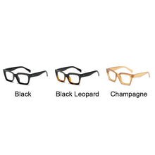 Load image into Gallery viewer, Champagne Square Glasses Women Brand Designer Transparent Lens Eyeglasses Vintage Frame Clear Eyewear