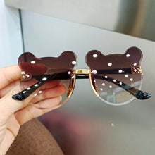 Load image into Gallery viewer, Children&#39;s Sunglasses Baby Anti-Radiation Sun Glasses Girl Boy Cute Cartoon Bear Anti-Glare Sunglasses Anniversary Gift