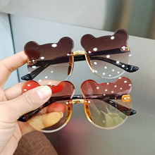 Load image into Gallery viewer, Children&#39;s Sunglasses Baby Anti-Radiation Sun Glasses Girl Boy Cute Cartoon Bear Anti-Glare Sunglasses Anniversary Gift