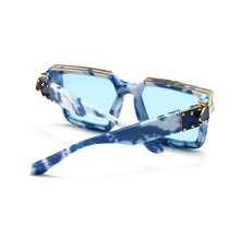 Load image into Gallery viewer, Classic  Brand Designer Oversized Square Sunglasses Women Men Shield Big Frame Travel Sun Glasses Mirror Shades