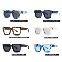 Load image into Gallery viewer, Classic  Brand Designer Oversized Square Sunglasses Women Men Shield Big Frame Travel Sun Glasses Mirror Shades