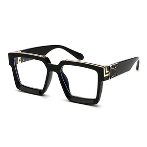 Classic  Brand Designer Oversized Square Sunglasses Women Men Shield Big Frame Travel Sun Glasses Mirror Shades
