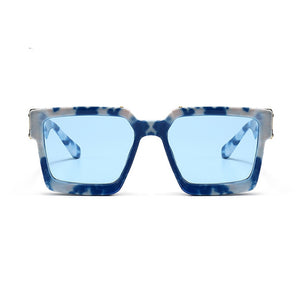 Classic  Brand Designer Oversized Square Sunglasses Women Men Shield Big Frame Travel Sun Glasses Mirror Shades