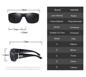 Classic Men's Classic Polarized Sunglasses Men's Sports Fishing Sunshade Glasses UV400 Protection