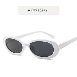 Classic Oval Sunglasses Women Small Round Frame Lunette De Soleil Femme Vintage Eyewear UV400 Glasses 2022