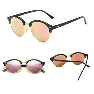 Classic Punk Sunglasses Retro Men's Women's Round Metal Sunglasses  Brand Men's Gothic Glasses UV400
