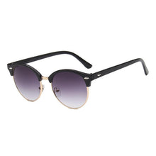 Load image into Gallery viewer, Classic Punk Sunglasses Retro Men&#39;s Women&#39;s Round Metal Sunglasses  Brand Men&#39;s Gothic Glasses UV400