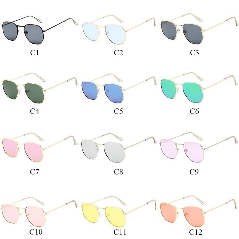 Classic Sunglasses Ladies Personality Design Retro Trend Sunglasses  Round Sunglasses Glasses Accessories Gifts