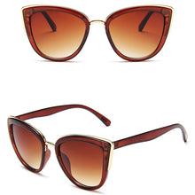 Load image into Gallery viewer, Classic Women Brand Designer Cateye Sunglasses Female Vintage Lady Sun Glasses Oculo De Sol Shades Summer Style