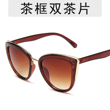 Load image into Gallery viewer, Classic Women Brand Designer Cateye Sunglasses Female Vintage Lady Sun Glasses Oculo De Sol Shades Summer Style