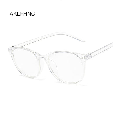 Clear Glasses Frame For Women Men Vintage Round Eye Glasses Female Male Plastic Transparent Optical Glasses Frames