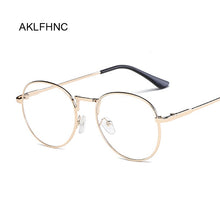 Load image into Gallery viewer, Clear Glasses Frame For Women Men Vintage Round Eye Glasses Female Plastic Transparent Optical Glasses Frames