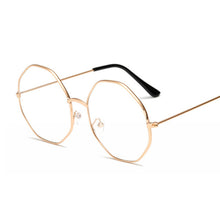 Load image into Gallery viewer, Clear Glasses Frame for Women Men Vintage Clear Frame Round Eye Glasses Female Metal Transparent Optical Glasses Frames