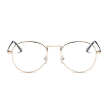 Load image into Gallery viewer, Clear Glasses Frame for Women Vintage Clear Frame Round Eye Glasses Female Metal Transparent Optical Glasses Frames