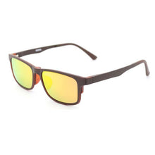 Carica l&#39;immagine nel visualizzatore di Gallery, Clip on Polarized Sunglasses Women Men Semirim Square magnet Clips Sun Glasses Can Customize Myopia Presbyopia Lens N5